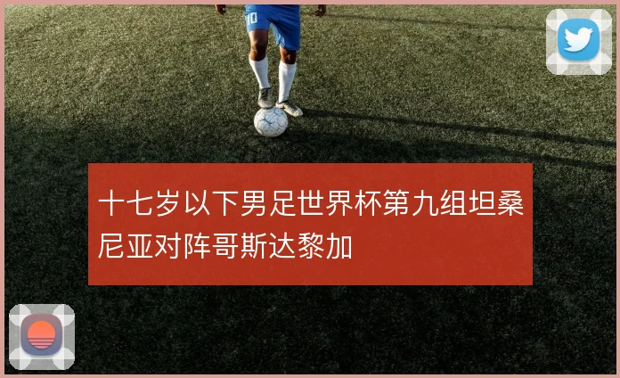 十七岁以下男足世界杯第九组坦桑尼亚对阵哥斯达黎加